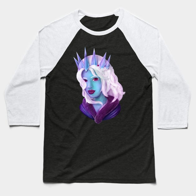 Ice Queen Baseball T-Shirt by SamuelC23